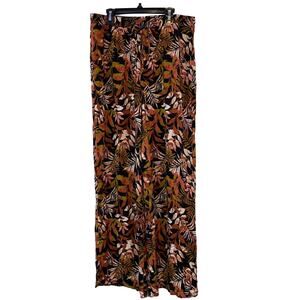 NWT Minx Floral Tropical Rayon Wide Leg Palazzo Pants